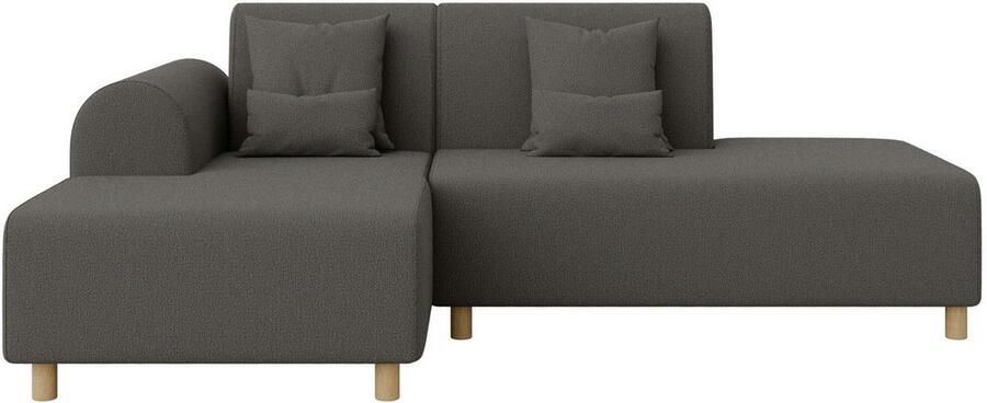 INOSIGN Hoekbank Suyala L-vorm met poef