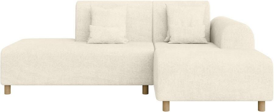 INOSIGN Hoekbank Suyala L-vorm met poef