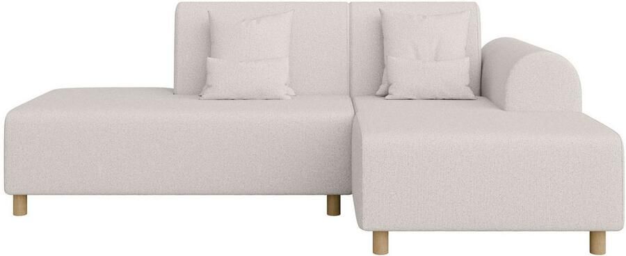 INOSIGN Hoekbank Suyala L-vorm met poef