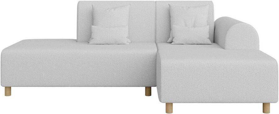 INOSIGN Hoekbank Suyala L-vorm met poef