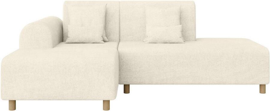 INOSIGN Hoekbank Suyala L-vorm met poef