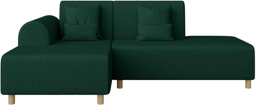 INOSIGN Hoekbank Suyala L-vorm met poef