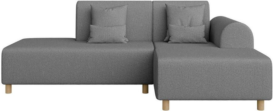 INOSIGN Hoekbank Suyala L-vorm met poef