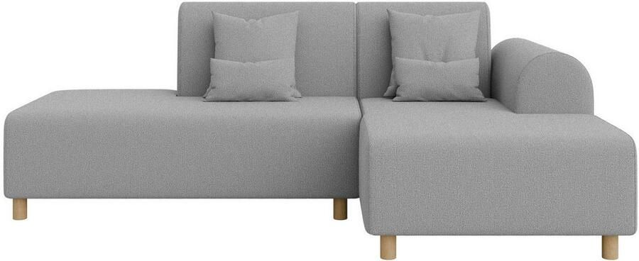 INOSIGN Hoekbank Suyala L-vorm met poef