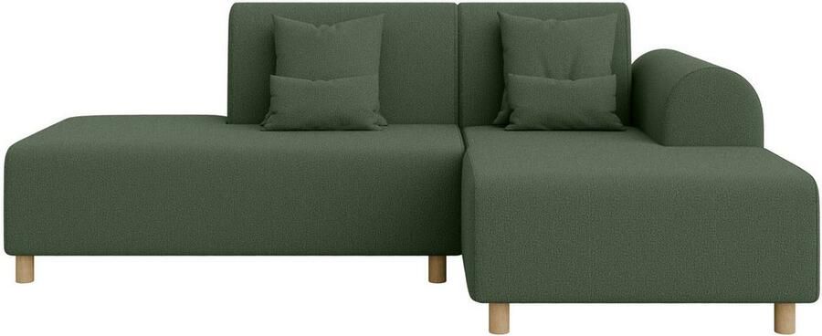 INOSIGN Hoekbank Suyala L-vorm met poef