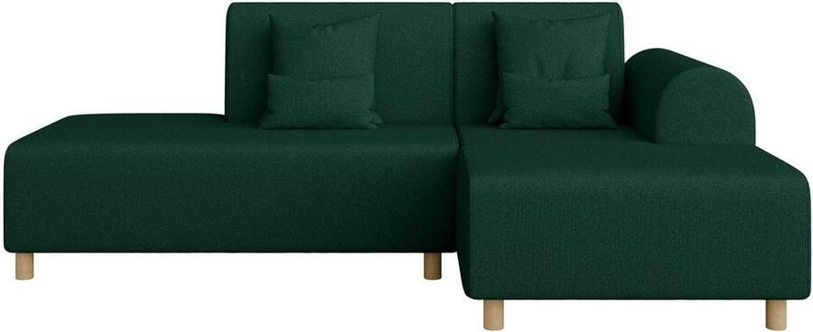 INOSIGN Hoekbank Suyala L-vorm met poef