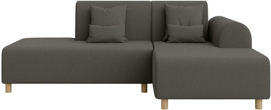 INOSIGN Hoekbank Suyala L-vorm met poef