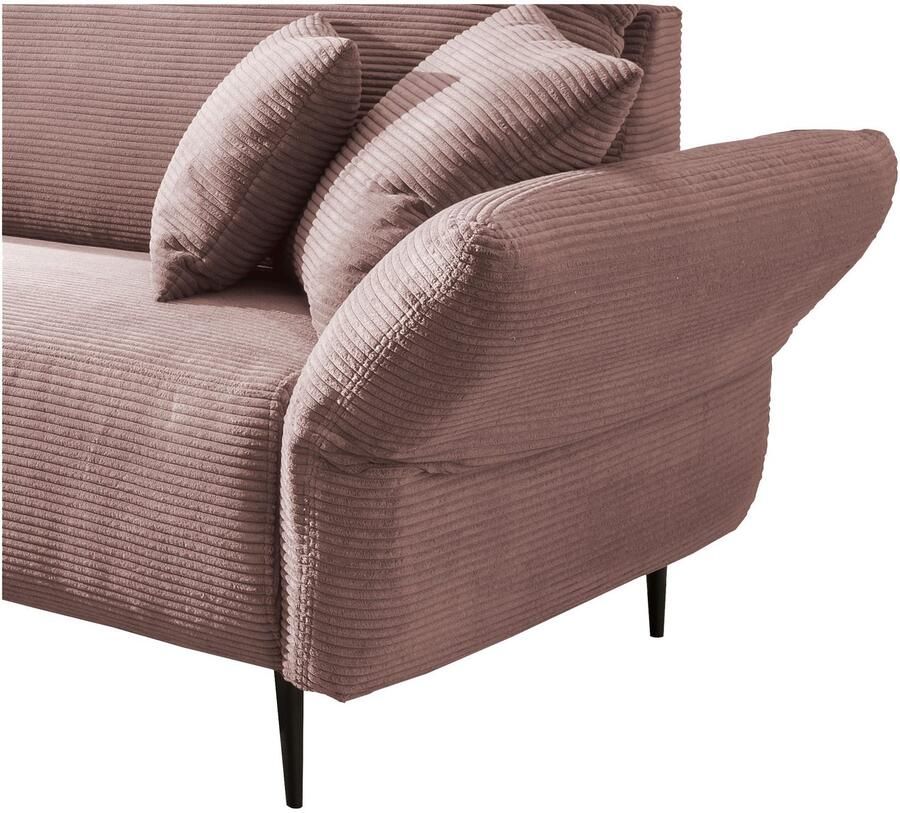 INOSIGN Hoekbank Vanilla L-vorm Armleuningfunctie