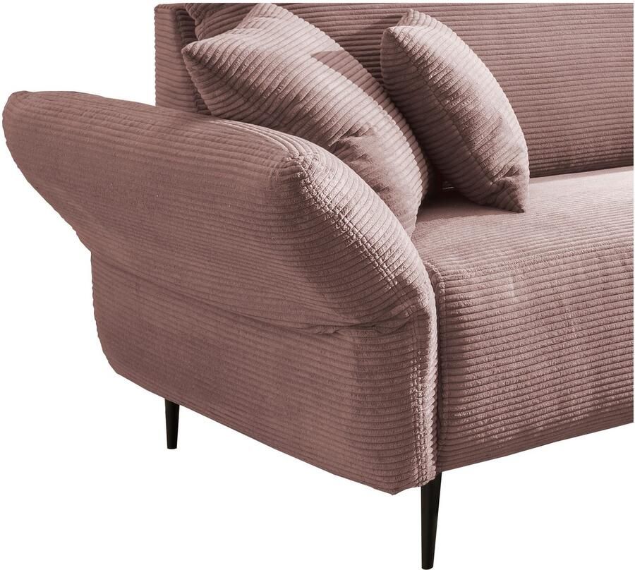 INOSIGN Hoekbank Vanilla L-vorm Armleuningfunctie