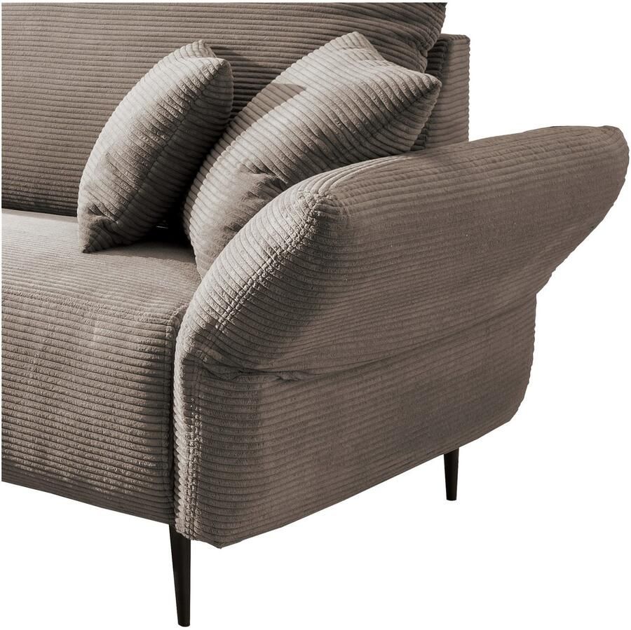 INOSIGN Hoekbank Vanilla L-vorm Armleuningfunctie