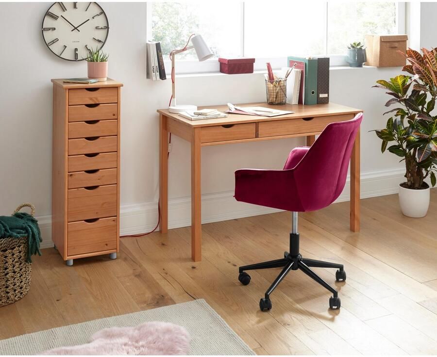 INOSIGN Kast Gava massief grenenhout met vele opbergmogelijkheden breedte 34 cm