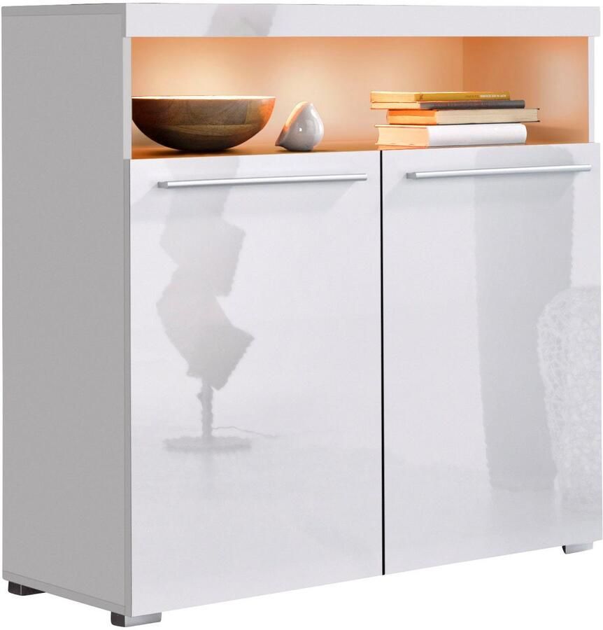 INOSIGN Kast India breedte 91cm stijlvolle dressoir met 2 deuren en open vak