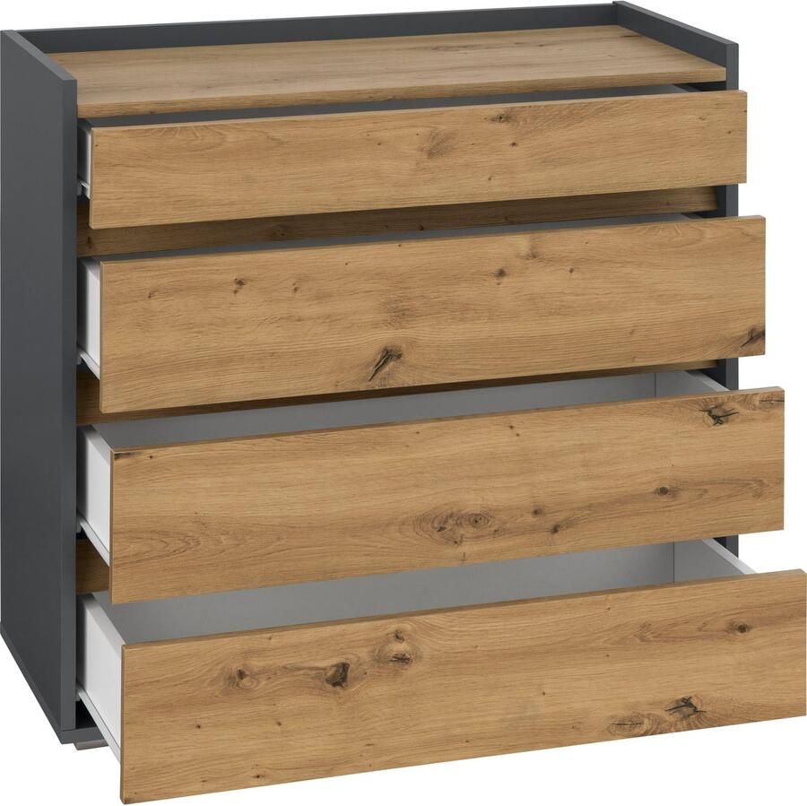 INOSIGN Kast Kosmo 4 laden met volledig uittrekbare rails