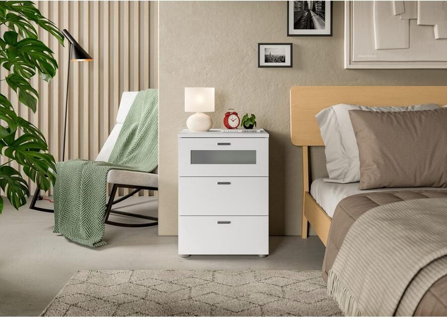 INOSIGN Kast Onex breedte 45 cm met glazen front in de lade veelzijdig inzetbaar