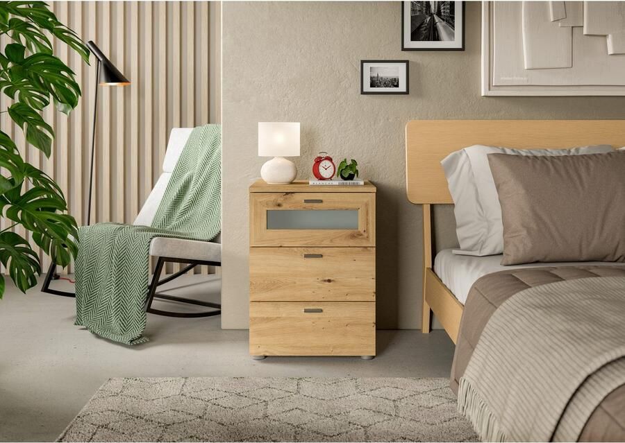 INOSIGN Kast Onex breedte 45 cm met glazen front in de lade veelzijdig inzetbaar