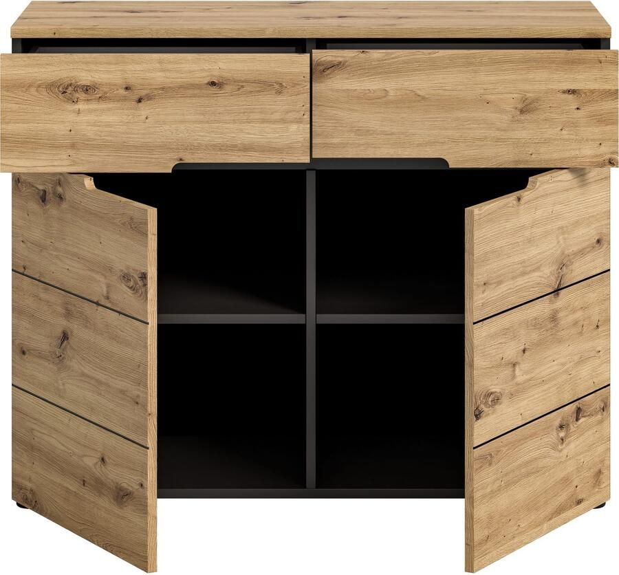 INOSIGN Kast REHAT TOPSELLER! breedte 100cm 2 deuren 2 laden 4 vakken