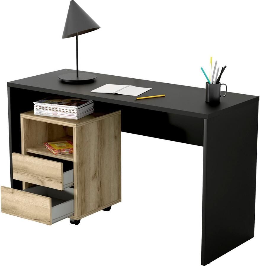 INOSIGN Bureau AGAPI Breedte 130 modern vormgegeven computerbureau met groot werkoppervlak