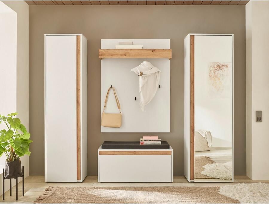 INOSIGN Kledingkast GiRON CiTY moderne kast schoenenkast met opbergruimte 10 vakken modern ontwerp deur aan beide zijden monteerbaar 50 cm breed