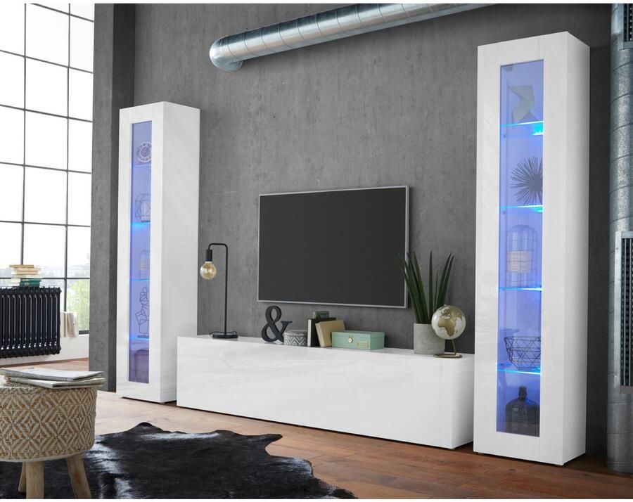 INOSIGN Vitrinekast Maruska Glasvitrine opbergruimte vitrine staand en hangend te monteren (1 stuk)