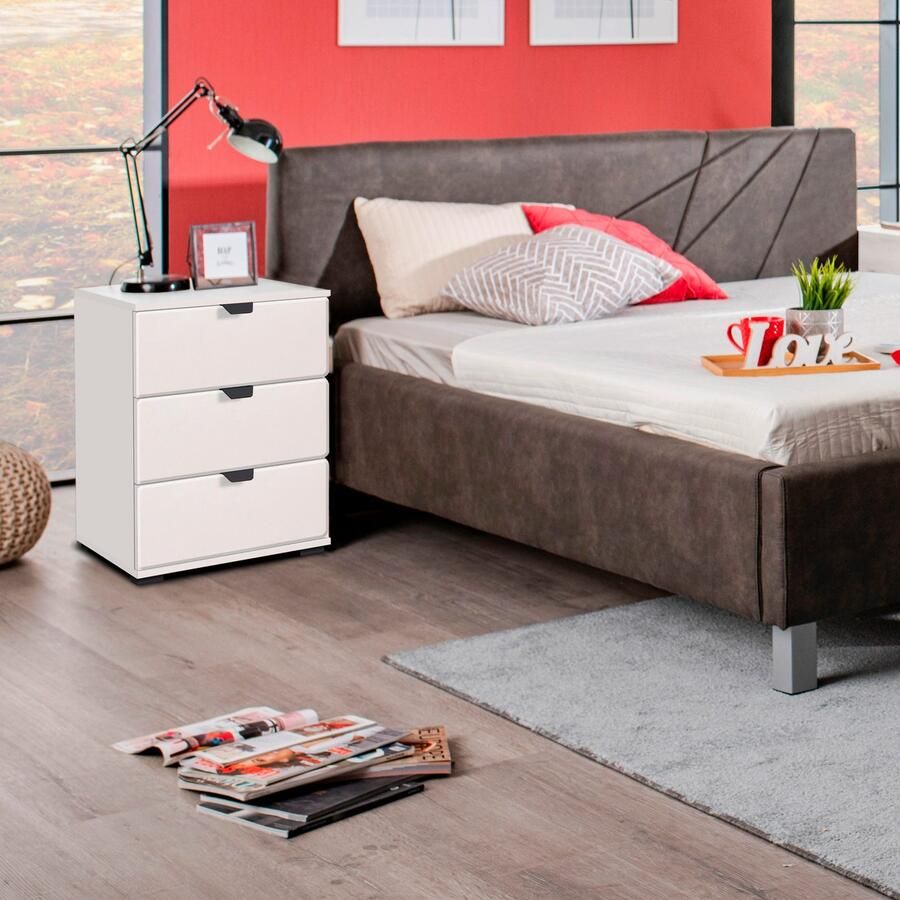 INOSIGN Nachtkastje Duero met 3 laden breedte 45 cm