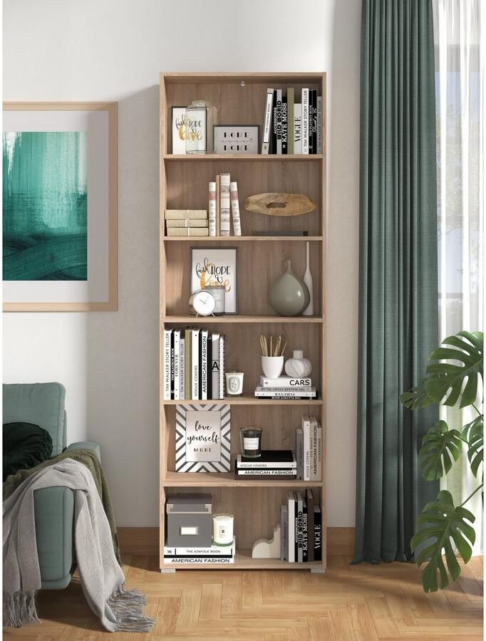 INOSIGN Ordnerrek Tomar 6 Boekenkast met veel opbergruimte afmetingen (bxdxh): 70 x 24 5 x 211 5 cm