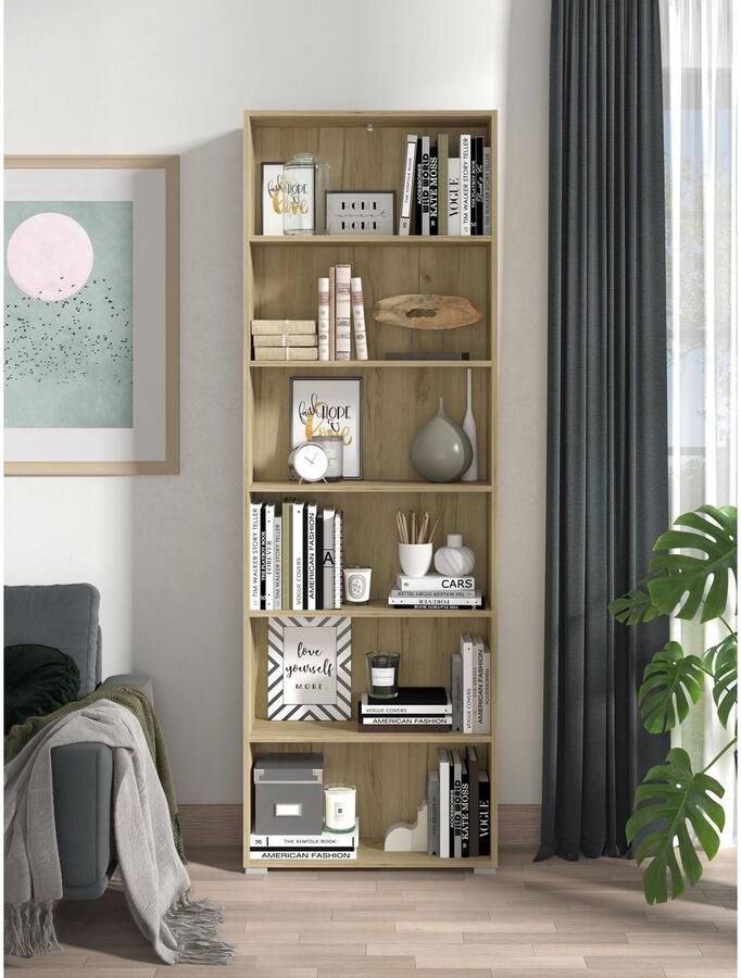 INOSIGN Ordnerrek Tomar 6 Boekenkast met veel opbergruimte afmetingen (bxdxh): 70 x 24 5 x 211 5 cm