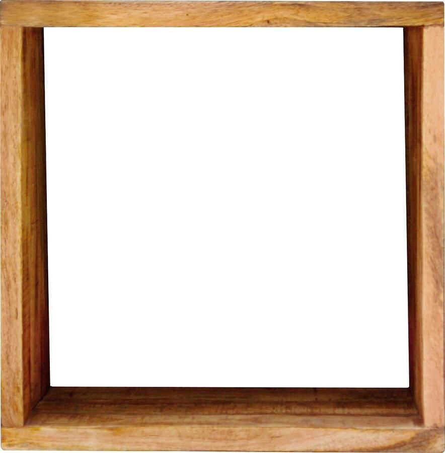 Artistiq Living Artistiq Wandplank Aeden Mangohout 44 x 44cm Bruin