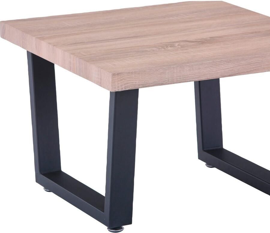 Artistiq Living Artistiq Bijzettafel Jozy Eikenlook 60 x 60cm Vierkant