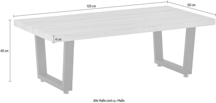 Artistiq Living Artistiq Salontafel Jozy Eikenlook 120 x 60cm