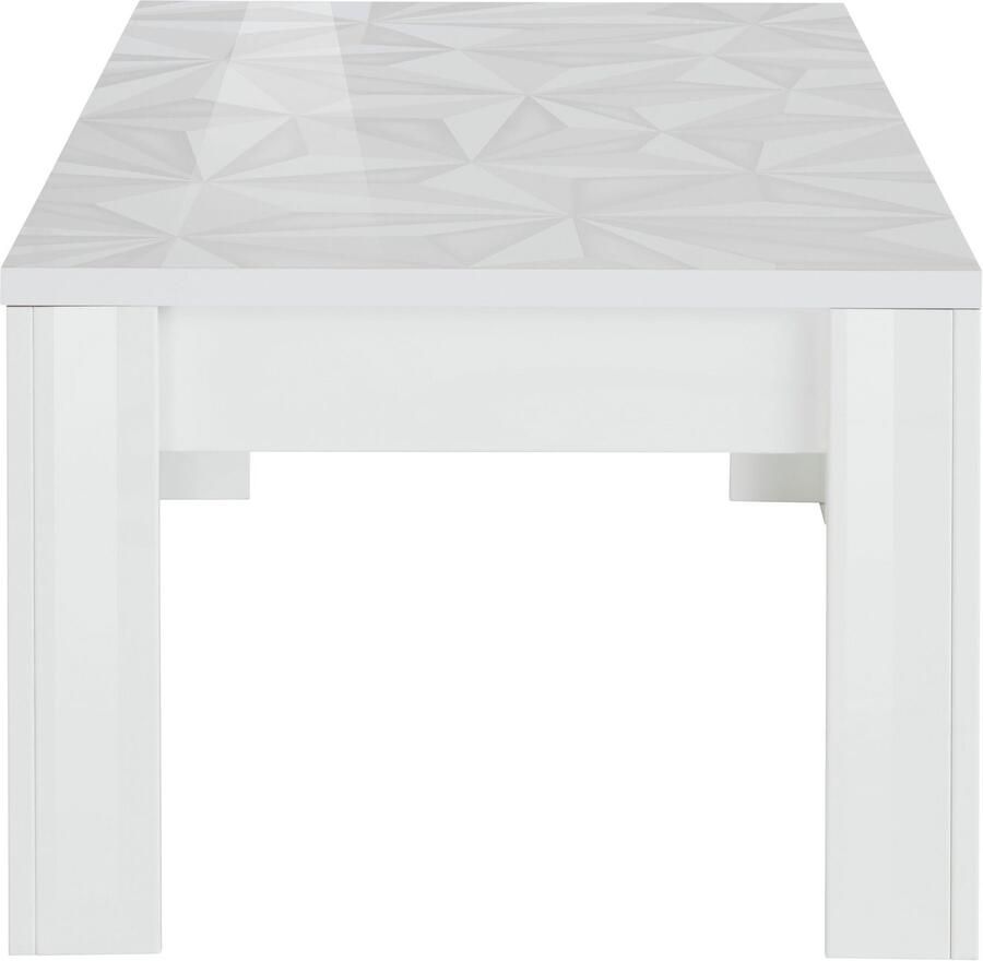 INOSIGN Salontafel Prima 122x65 cm salontafel met hoekvoet Salontafel rechthoekig tafelbladdikte 22 mm