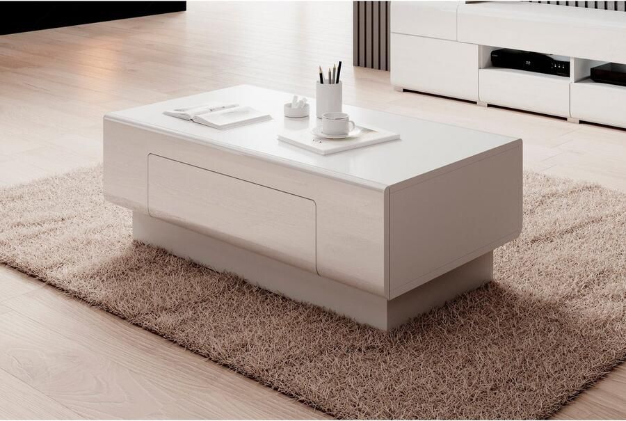 INOSIGN Salontafel Toledo breedte 110 cm elegante salontafel met hoogglanselementen