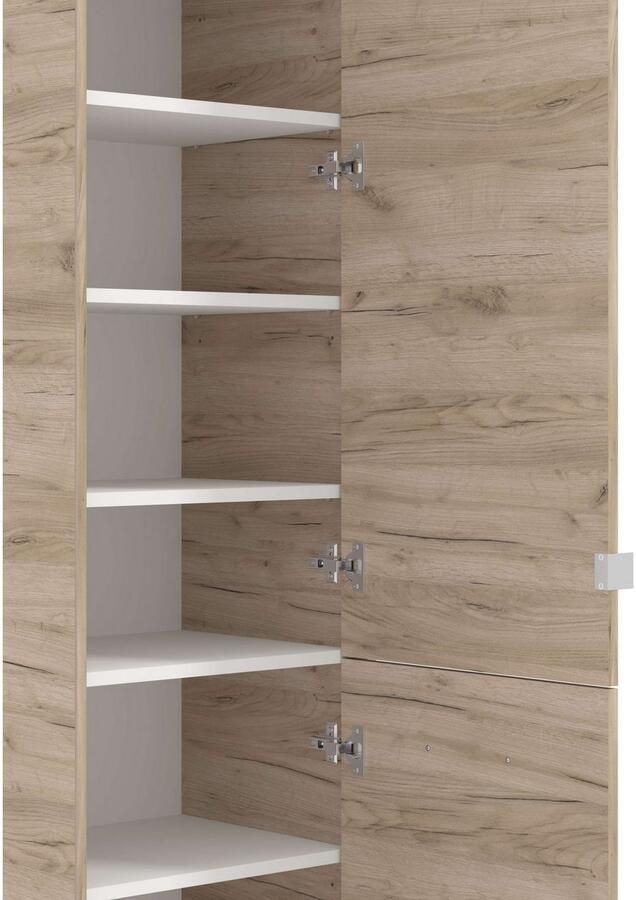 INOSIGN Schoenenkast Menorca schoenenkast opslagkast schoenenrek breedte 47 cm met twee deuren in moderne en elegante kleuren met een spiegel