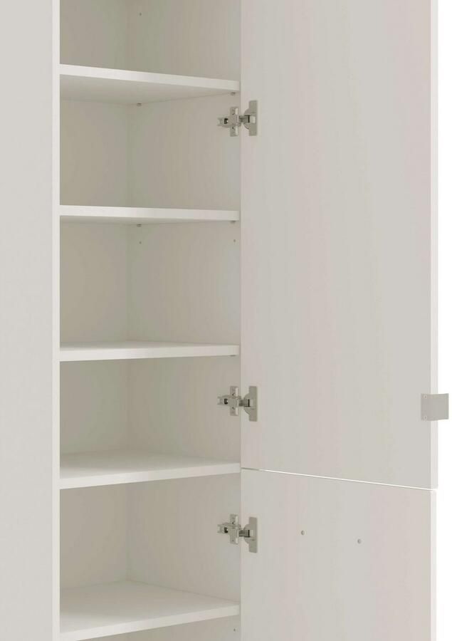 INOSIGN Schoenenkast Menorca schoenenkast opslagkast schoenenrek breedte 47 cm met twee deuren in moderne en elegante kleuren met een spiegel