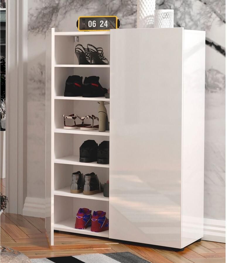 INOSIGN Schoenenkast Mister schoenenrek Made in Italy 6 vakken 5 legplanken