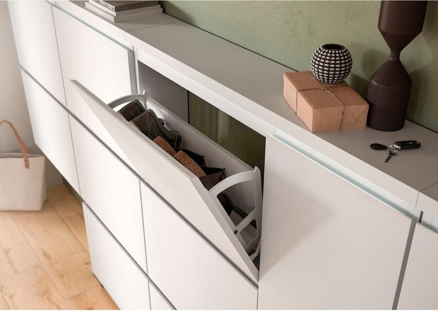 INOSIGN Wandspiegel Skoskap Breedte 60 cm 1 Plank inclusief Wandmontagemateriaal Garderobespiegel spiegel gangspiegel halspiegel spiegelpaneel (1 stuk)