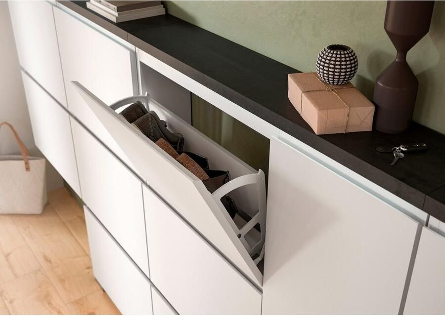 INOSIGN Wandspiegel Skoskap Breedte 60 cm 1 Plank inclusief Wandmontagemateriaal Garderobespiegel spiegel gangspiegel halspiegel spiegelpaneel (1 stuk)