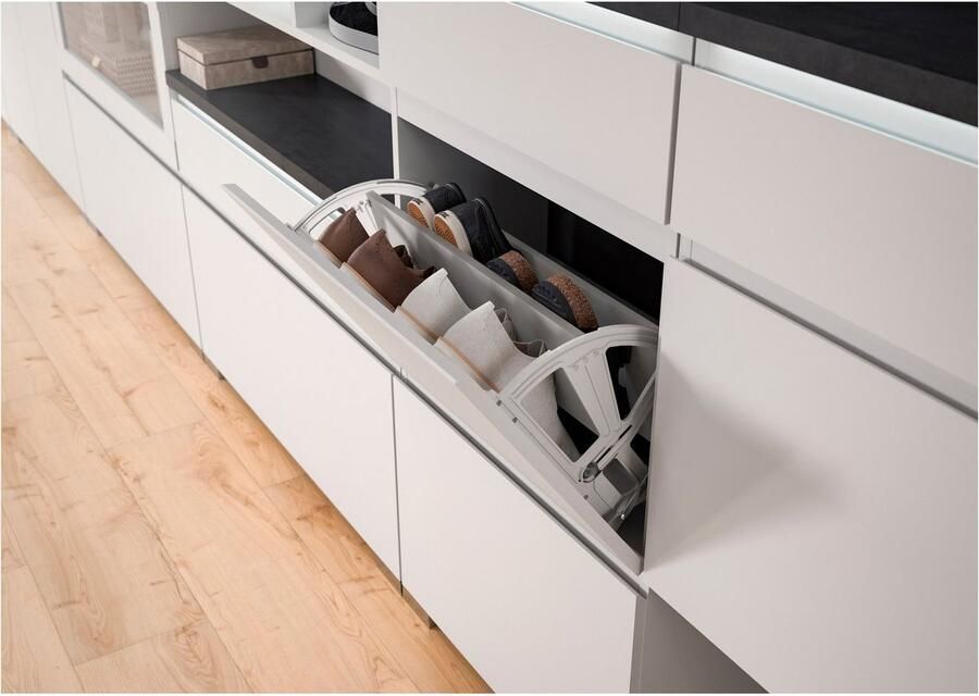 INOSIGN Schoenenkast Skoskap Diepte 27 cm 2 Deurtjes 1 Lade plaats voor 6 paar schoenen