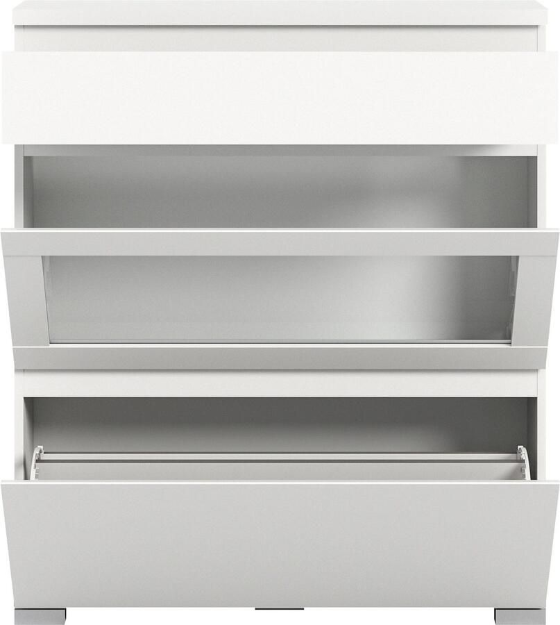 INOSIGN Schoenenkast Skoskap Diepte 27 cm 2 Deurtjes 1 Lade plaats voor 8 paar schoenen