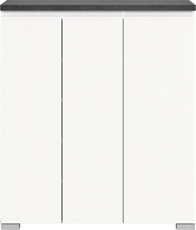 INOSIGN Schoenenkast Skoskap Diepte 40 cm 3 Deuren 10 Vakken 8 Planken Plaats voor ca. 17 paar schoenen commode schoenenkast schoenenrek