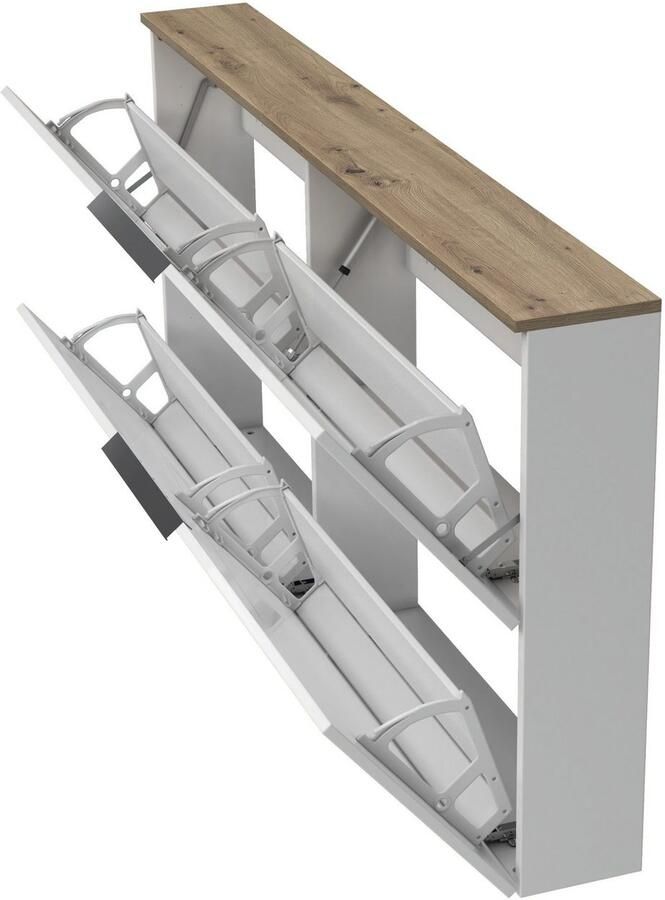 INOSIGN Schoenenkast SPACE schoenenkipper schoenenkast schoenencommode slechts 19 cm diep