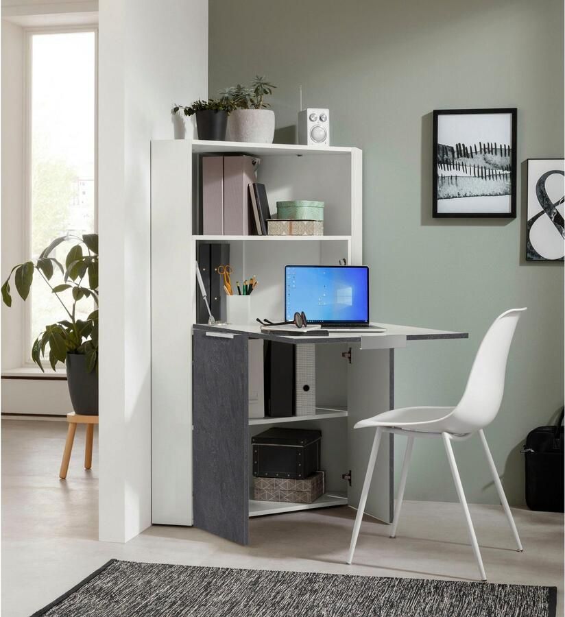 INOSIGN Secretaire Dalia Secretaire Hoekbureau met opbergruimte breedte 90 cm Made in Italy
