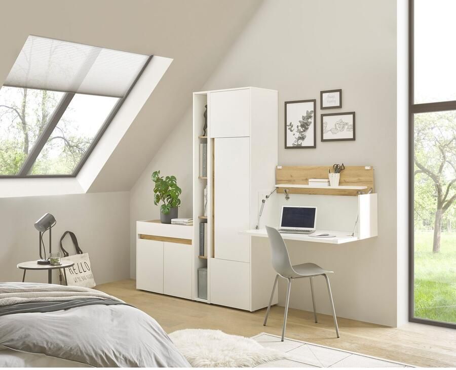 INOSIGN Wandsecretaire City Giron tijdloos modern gezellig thuiskantoor breedte 100 cm