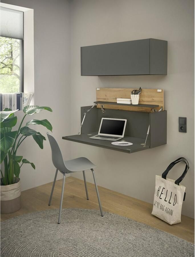 INOSIGN Wandsecretaire City Giron tijdloos modern gezellig thuiskantoor breedte 100 cm