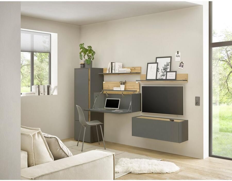 INOSIGN Set kantoormeubelen City Giron Vaste secretaire Home office thuiskantoor (set 5-delig)