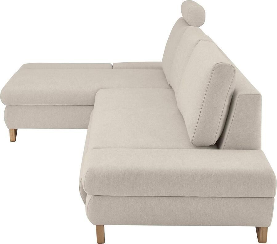 Home affaire Slaapbank City Giron comfortabele slaapbank (ligoppervlak 245 x 138 cm) en bedlade