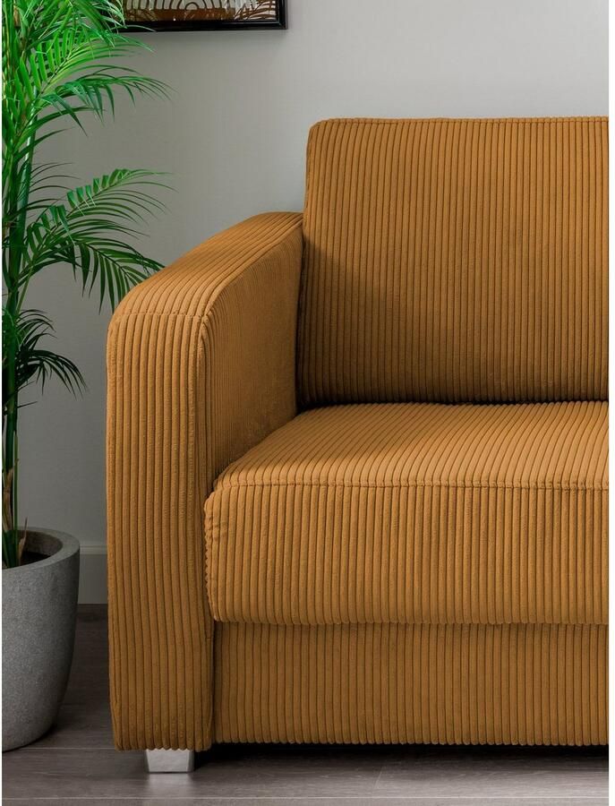 INOSIGN Slaapbank Mia probleemoplosser bank enkele uittrek slaapbank tijdloos en comfortabel