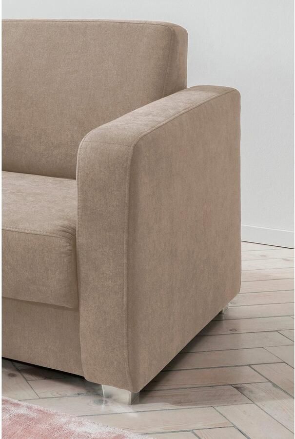 INOSIGN Slaapbank Mia probleemoplosser bank enkele uittrek slaapbank tijdloos en comfortabel