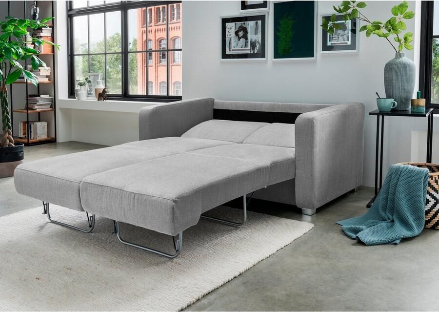 INOSIGN Slaapbank Mia probleemoplosser bank enkele uittrek slaapbank tijdloos en comfortabel