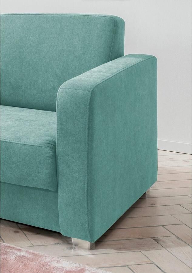 INOSIGN Slaapbank Mia probleemoplosser bank enkele uittrek slaapbank tijdloos en comfortabel