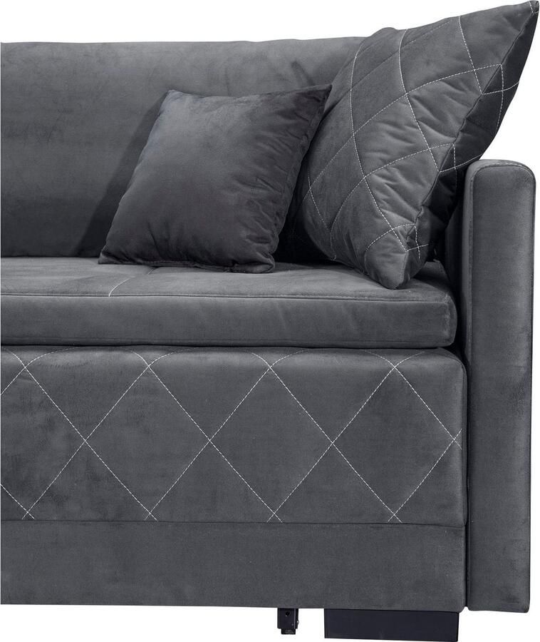 INOSIGN Slaapbank Potsdam met boxspringopbouw slaapfunctie & bedkist bank met bedfunctie